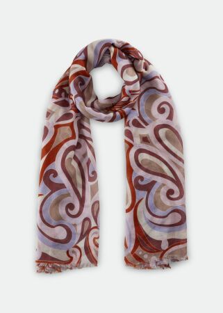ORNAMENT PRINT ROSE DARK-EG