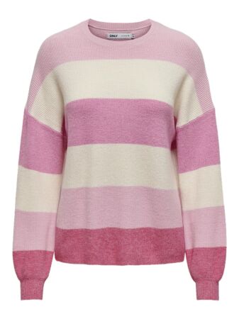 ONLATIA L/S STRIPE PULLOVER KNT NOO