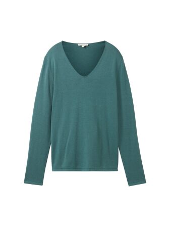 sweater basic v-neck