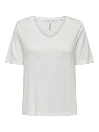 ONLELISE S/S V-NECK TOP JRS NOOS