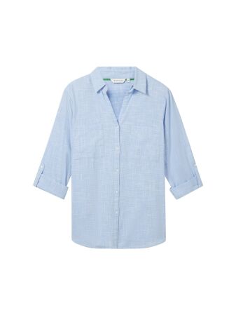 blouse with slub structure
