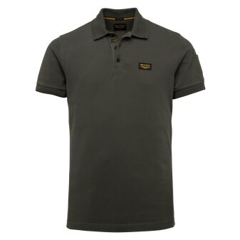 Short sleeve polo cotton elastan p