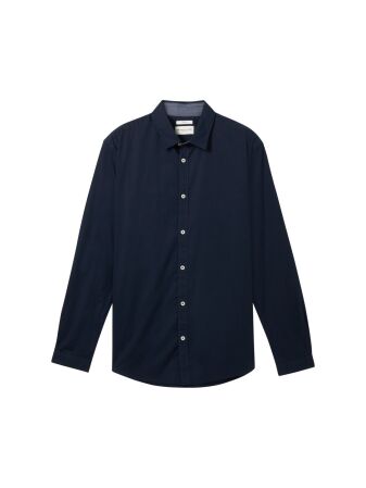 stretch poplin shirt