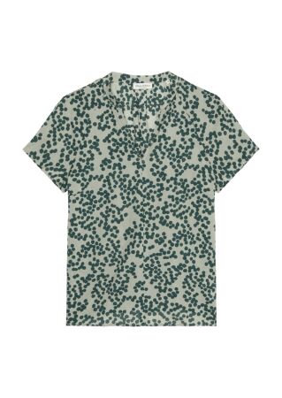 Blouse, v-neck, short sleeved, femi