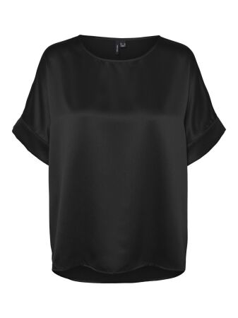 VMMERLE 2/4 O-NECK TOP WVN GA NOOS