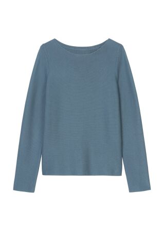 Pullover, longsleeve, boat neck