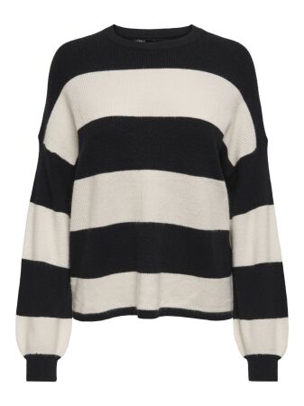 ONLATIA L/S STRIPE PULLOVER KNT NOO