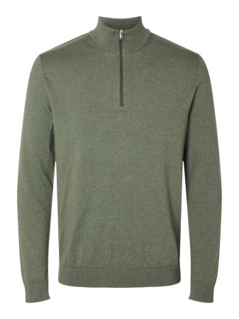 SLHBERG HALF ZIP CARDIGAN NOOS