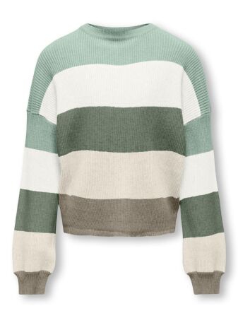 KOGSANDY L/S STRIPE PULLOVER KNT NO
