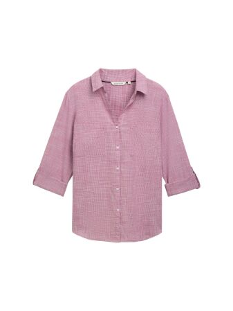 blouse with slub structure