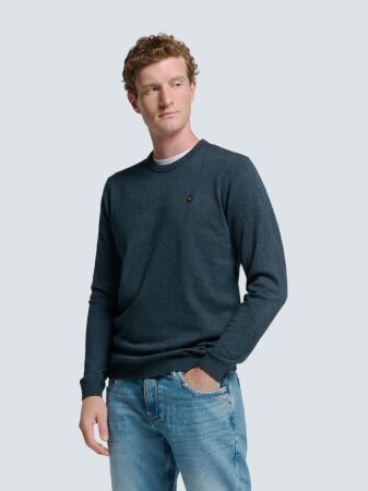 Pullover Crewneck 2 Coloured Melang