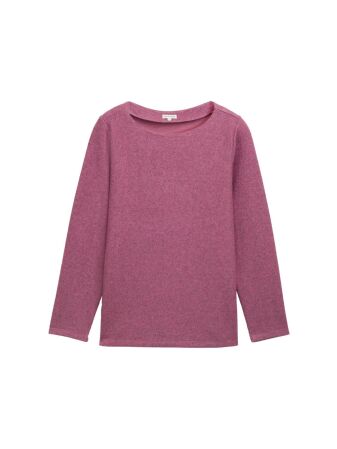 Sweatshirt cosy rib