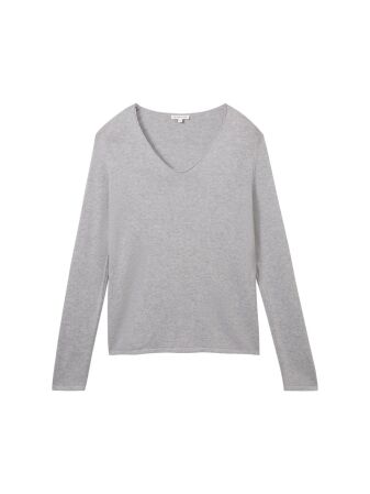 sweater basic v-neck