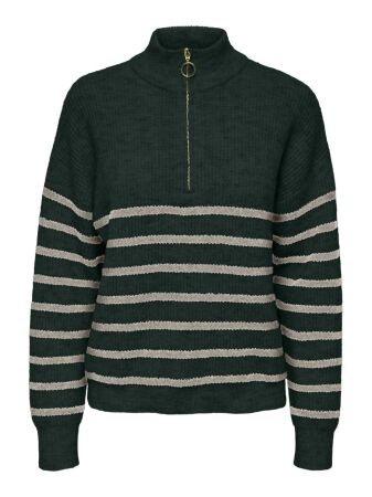 ONLTOKYO L/S ZIP PULLOVER KNT NOOS