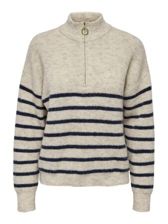 ONLTOKYO L/S ZIP PULLOVER KNT NOOS