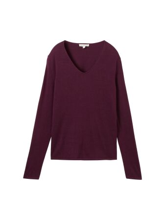 sweater basic v-neck