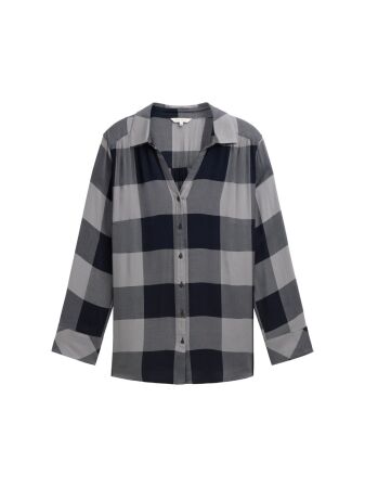checked blouse