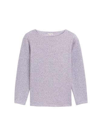 Sweatshirt cosy rib