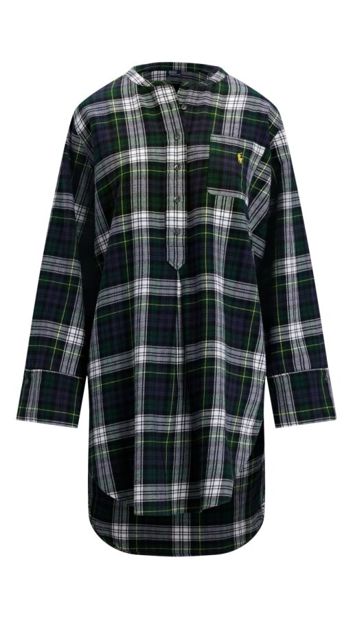 925 evergreen plaid