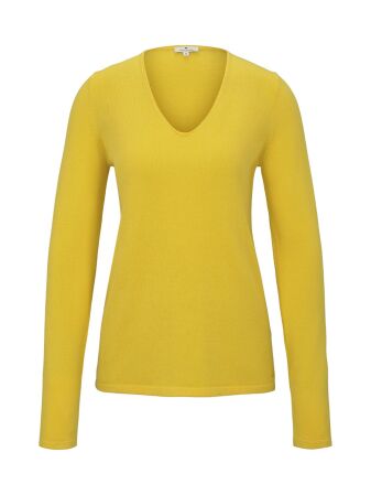 sweater basic v-neck