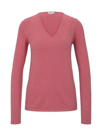 sweater basic v-neck