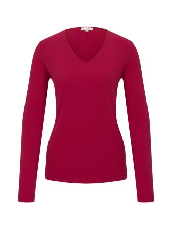 sweater basic v-neck