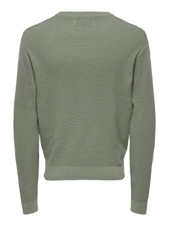 ONSTONY DS 12 LS WAFFLE CREW KNIT N