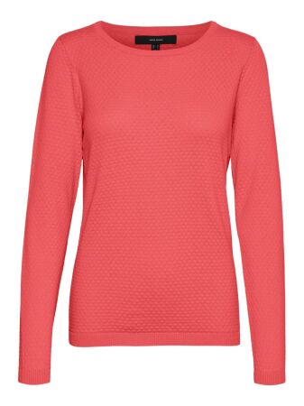 VMCARE STRUCTURE LS O-NECK BLOU NOO