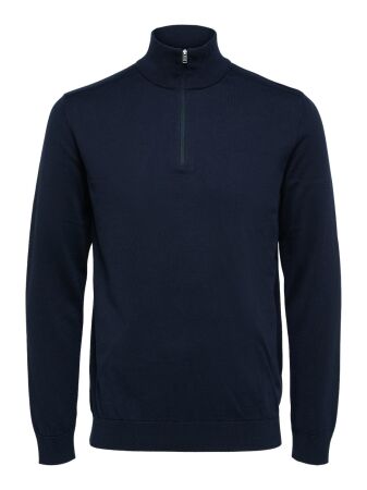 SLHBERG HALF ZIP CARDIGAN NOOS