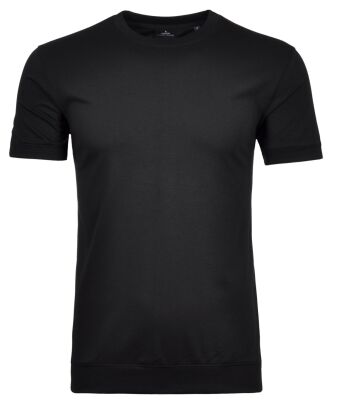 T-Shirt round neck waist rib