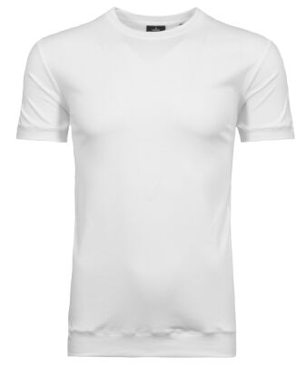 T-Shirt round neck waist rib