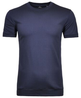 T-Shirt round neck waist rib