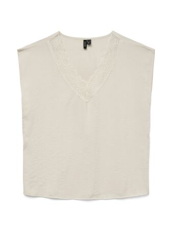 VMSAFA SL V-NECK LACE TOP WVN GA NO