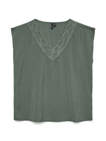VMSAFA SL V-NECK LACE TOP WVN GA NO