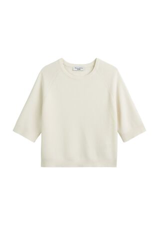 Knit Pullover, Short Sleeve, Round