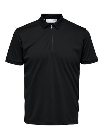 SLHFAVE ZIP SS POLO NOOS