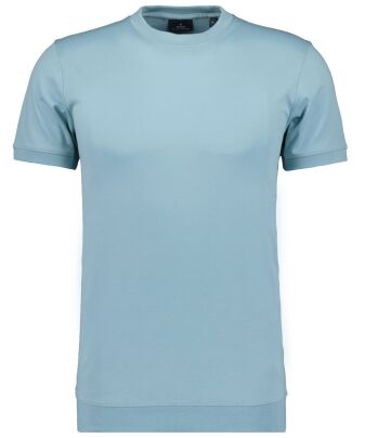 T-Shirt round neck waist rib