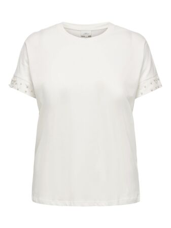 CAROLIVIA S/S LOOSE O-NECK TOP JRS