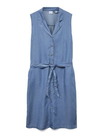 VMBREE SL BLK SHIRT TENCEL DRESS GA