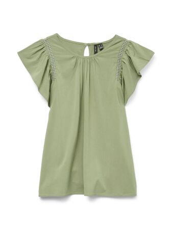 VMBELLA SS LACE TOP WVN GA NOOS