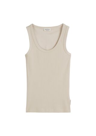 Top, deep round neck