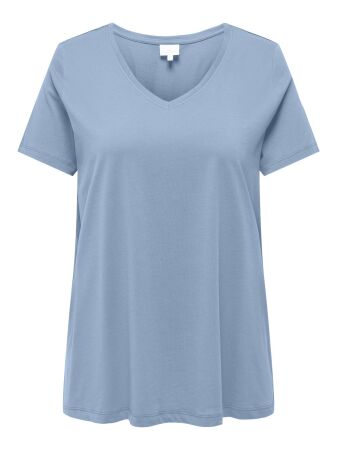 CARBONNIE LIFE S/S V A-SHAPE TEE NO