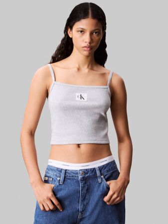 A- WOVEN LABEL RIB CAMI