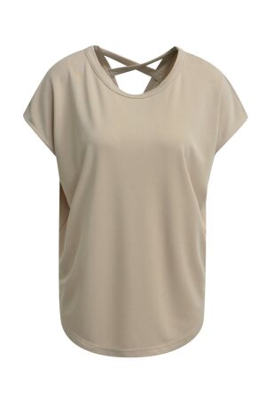 T-SHIRT MODAL CROSSED BACKNECK