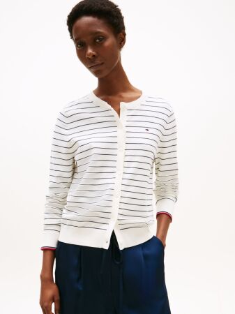 CO JERSEY STITCH C-NK LS CARDI