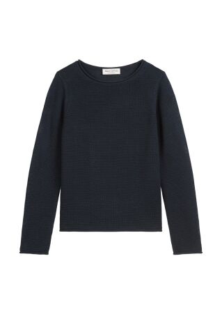 Pullover, longsleeve, boat neck