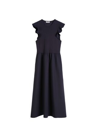 Jersey Dresses, Woven Mix, Ruffles