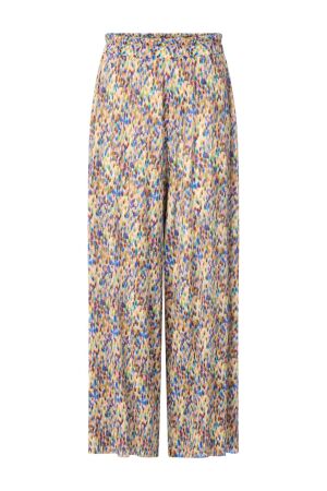 Printed Crinkle Pants