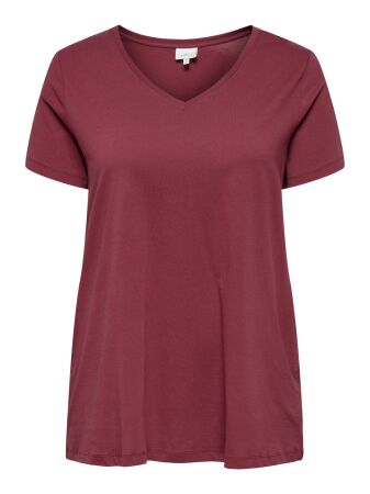 CARBONNIE LIFE S/S V A-SHAPE TEE NO