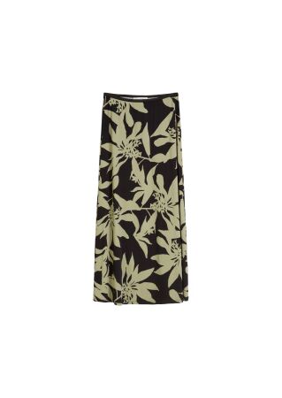Jersey skirt, midi lenght, aop